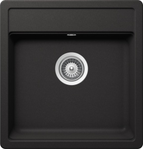 Schock Nemo N-100S crni Nero granitni sudoper 49x51 cm