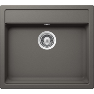 Sivi podgradni granitni sudoper Schock Mono N-100 Silverstone 57x51