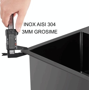 Čelični sudoper KAV 550x500x230mm - Img 4
