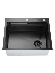 Čelični sudoper KAV 600x460x230mm boja GRAFITNO CRNA