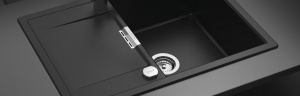 Granitni sudoper SCHOCK MONO D-100 boja pure crna mat - Img 4