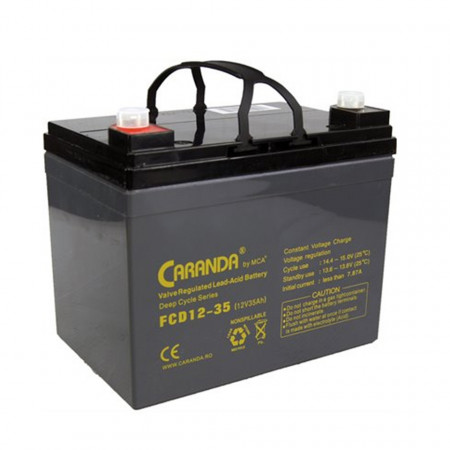 Baterie Deep-Cycle 12V 35Ah FCD 12-35 AT AGM pentru carucior electric