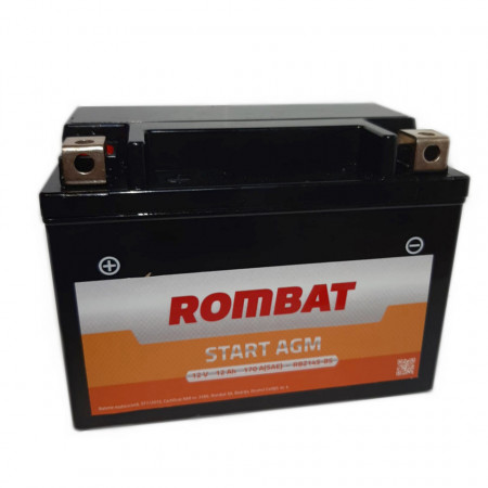 Baterie moto AGM ROMBAT RBZ14S-BS 12V-12Ah