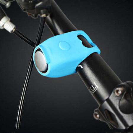 Claxon electronic de bicicleta, 120 Db, culoare albastra - Img 1