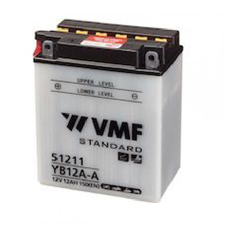 Baterie moto cu intretinere VMF YB12A-A/12N12A-4A-1 BS, 12V-12,6A