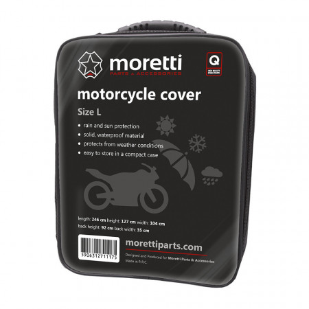 Husa moto Moretti, marimea M, 229x99x125cm