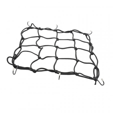 Plasa bagaje moto cu 6 carlige, 30x30 cm.