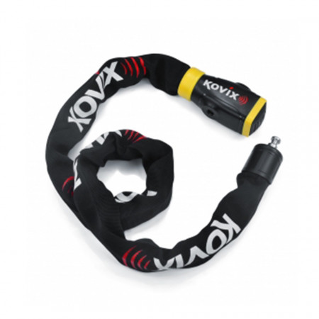 Cablu antifurt moto 1,2m cu alarma, KOVIX KCL8-120
