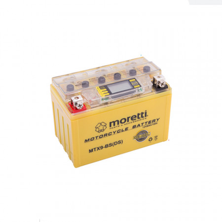 Baterie moto AGM MORETTI MTX9-BS 12V-8Ah cu display digital