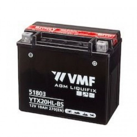 Baterie moto AGM VMF YTX20HL-BS 12V-18Ah