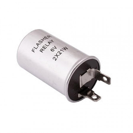 Releu de semnalizare motociclete/scutere oldtimer, 6V - 2x21W