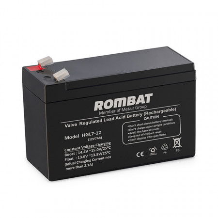 Baterie stationara AGM ROMBAT HGL7-12 (12V, 7Ah)