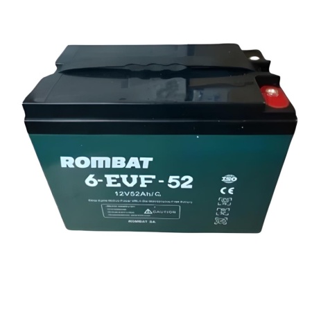 Baterie de semitractiune Deep Cycle ROMBAT pentru biciclete si scutere electrice 6EVF52 (12V, 52Ah)