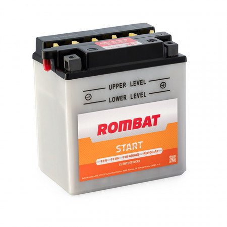 Baterie moto cu intretinere ROMBAT RB10L-A2 12V-11AH