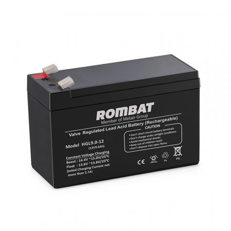 Baterie stationara AGM ROMBAT HGL9.0-12 (12V, 9Ah)