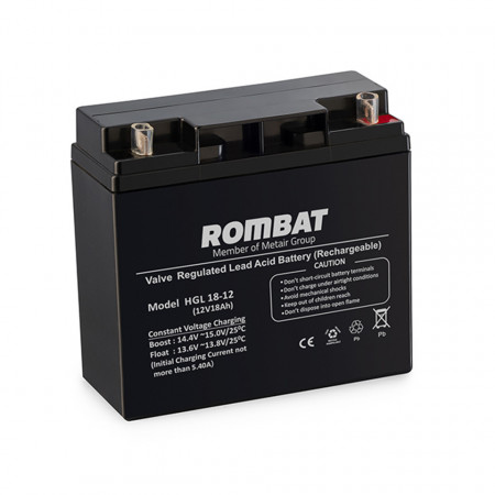 Baterie stationara AGM ROMBAT HGL18-12 (12V, 18Ah)