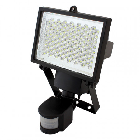 Lampa de gradina cu panou solar si senzori de lumina si miscare, cu 120 LED-uri