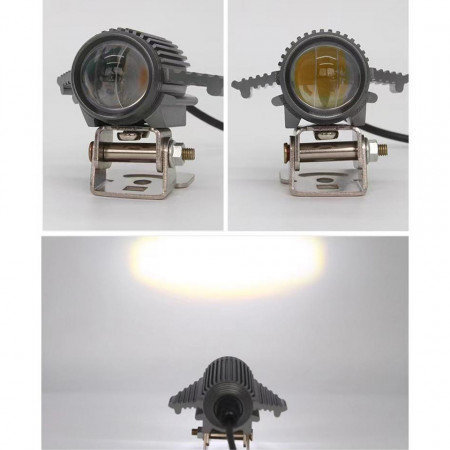 Proiector auto-moto LED SG119,15W , cu 3 nuante de lumina