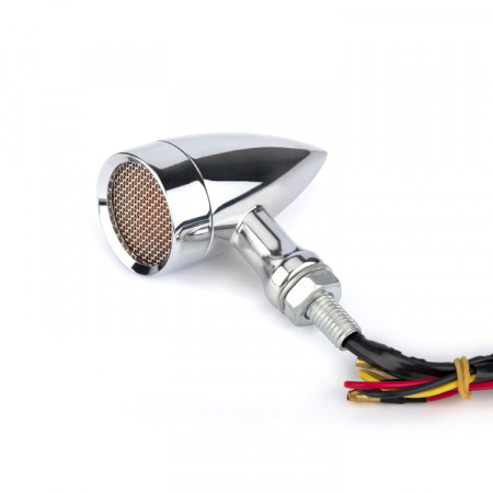 Semnalizatoare moto LED tip BM3030, culoare crom