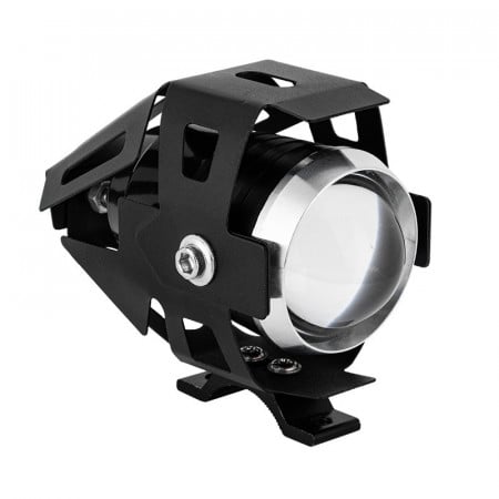 Mini proiector moto LED cu claxon incorporat, 5W, tip U5-Mini