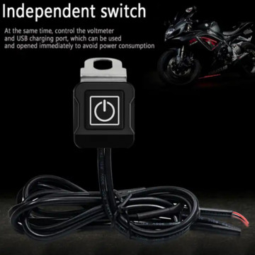 Alimentator moto rapid cu voltmetru si 2 prize USB 3.0 si intreruaptor ON/OFF - Img 5