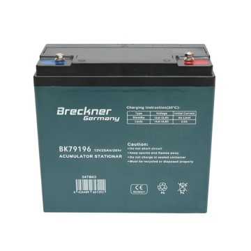 Baterie Breckner cu gel, pt. scutere, tricicluri si carucioare electrice echivalent 6DZF20 (12 V- 20Ah/C2)