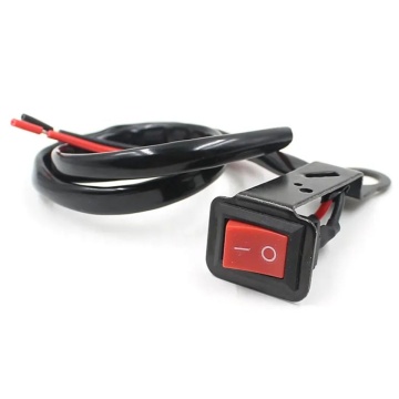 Intrerupator ghidon moto cu buton on/off cu prindere pe surub - Img 1