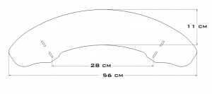 Deflector universal ajustabil pentru motocicleta CHOPPER - Img 2