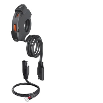 Alimentator moto rapid cu prize 3.0 USB A si C - Img 1