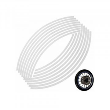 Banda reflectorizanta janta moto/auto, culoare argintie