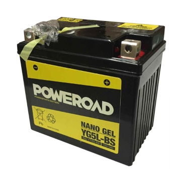 Baterie moto GEL POWEROAD YG5L-BS, 12V-5Ah