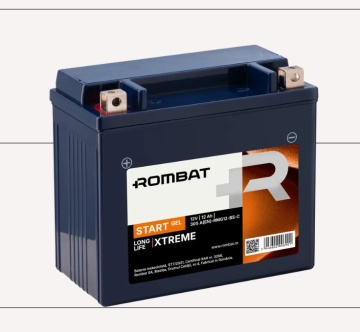 Baterie moto GEL ROMBAT RMG12-BS-C 12V-12Ah
