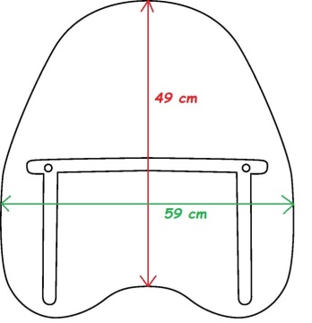 Parbriz Chopper pentru Honda VTX 1800 | 2002-2008 - Img 4