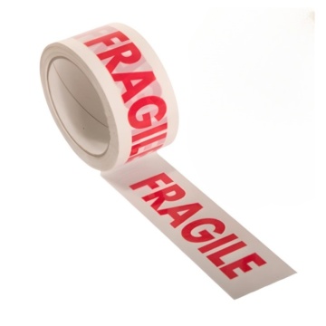 Set 6 buc banda adeziva FRAGILE- 48mm x 60m  - Img 3