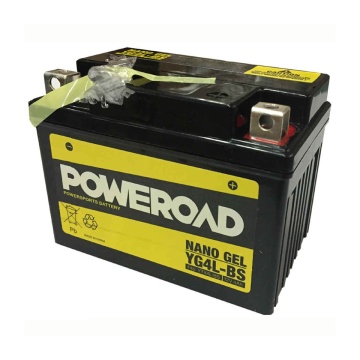 Baterie moto GEL POWEROAD YG4L-BS, 12V-4Ah