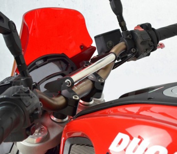 Bara extensie suport telefon/GPS pentru Ducati MONSTER | 696 / 796 / 1100 - Img 2