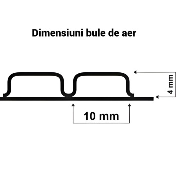 Folie bule AIRMAX 80 micr., 0,3m x100m, 3 straturi - Img 3