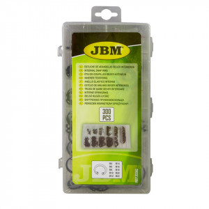 Inele de siguranta Seeger tip C (interioare) JBM, set 300 bucati - Img 2
