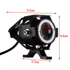 Mini proiector moto LED cu Angel Eye, 5W, tip U7-Mini - Img 4
