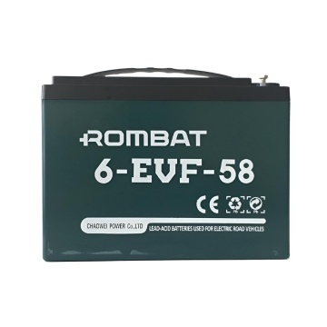 Baterie de semitractiune Deep Cycle ROMBAT pentru biciclete si scutere electrice 6EVF58 (12V, 58Ah)