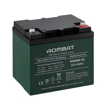 Baterie Deep Cycle GEL ROMBAT 12V, 40Ah pentru carucior electric