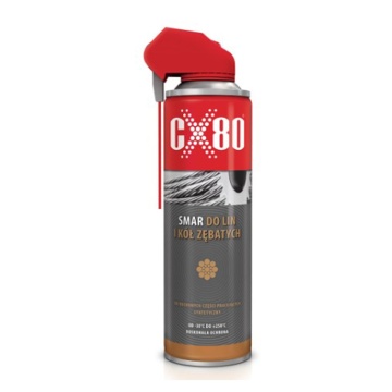 Spray vaselina pentru cabluri de otel si angrenaje, cap pulverizator DUO, CX80, 500 ml