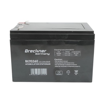 Baterie Breckner cu gel, pt. scutere, tricicluri si carucioare electrice BK90360 (12 V- 12Ah)