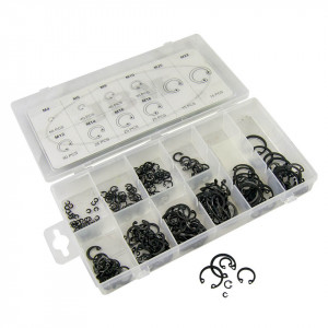 Inele de siguranta Seeger tip C (interioare) JBM, set 300 bucati