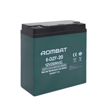 Baterie ROMBAT cu gel, pt. scutere, tricicluri si carucioare electrice 6DZF20 (12 V- 20Ah)