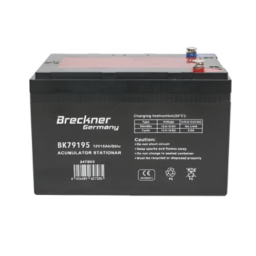 Baterie Breckner cu gel, pt. scutere, tricicluri si carucioare electrice echivalent 6DZF12 (12 V- 12Ah/C2)