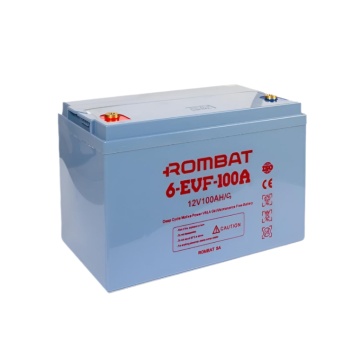 Baterie de semitractiune Deep Cycle ROMBAT pentru biciclete si scutere electrice 6EVF100 (12V, 100Ah(C3)-125Ah(C20))