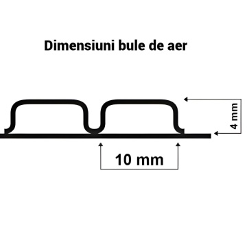 Folie bule 50 micr., 1m x100m, 2 straturi - Img 3