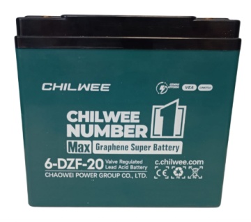 Baterie CHILWEE cu gel, pt. scutere, tricicluri si carucioare electrice 6DZF20 (12 V- 20Ah)