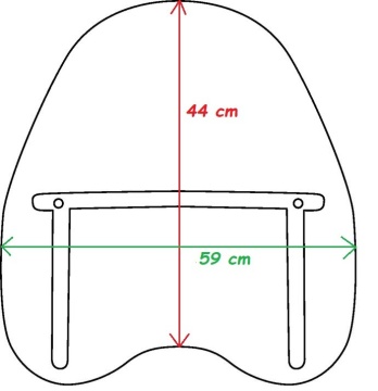 Parbriz Chopper pentru Honda VTX 1800 | 2002-2008 - Img 3